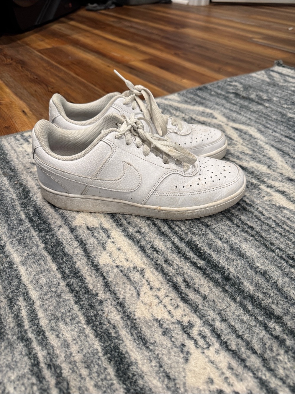 Nike White Low-Top Casual Sneakers